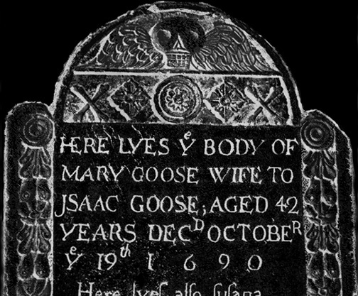 Mary Goose Gravestone